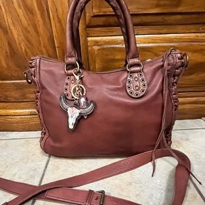 Liesbekind Brown Leather Satchel